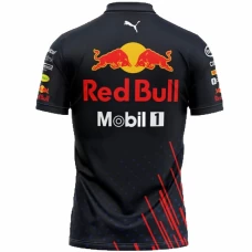 Men Oracle Red Bull Racing 2022 Team Polo-Black