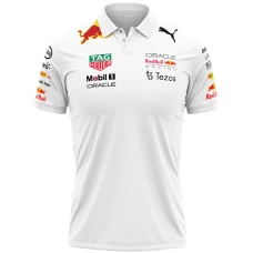 Men Oracle Red Bull Racing 2022 Team Polo-White