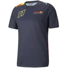 Men Red Bull Racing F1 Sergio Checo Perez 11 T-Shirt-Navy