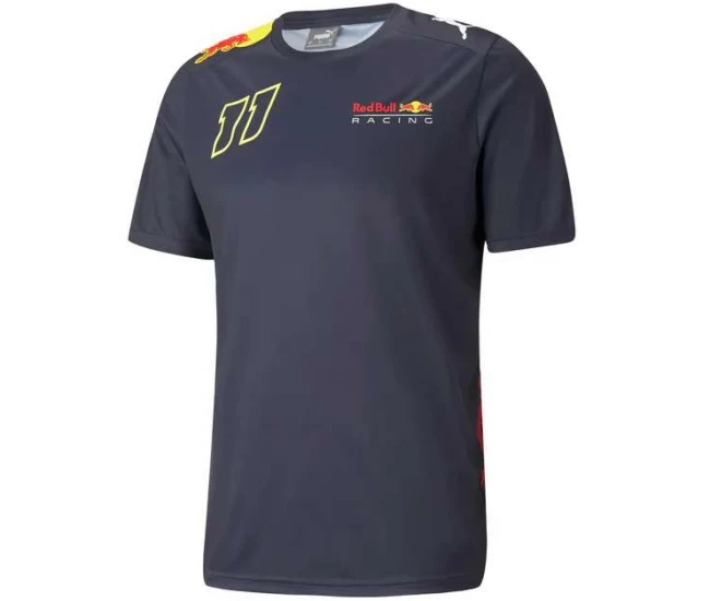 Men Red Bull Racing F1 Sergio Checo Perez 11 T-Shirt-Navy