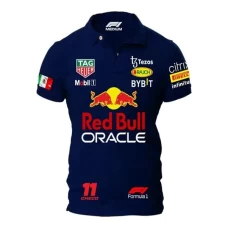 Men Red Bull Racing Sergio Perez T-Shirt Navy