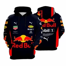 Men Red Bull Racing Team Hooded Sweat-Navy